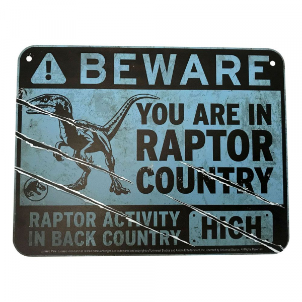 Warning Signs Mini Replicas, Jurassic World
