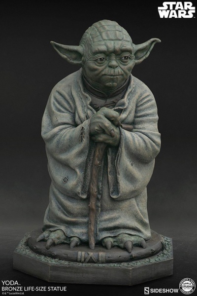 Lot #742 - LUCASFILM - Limited Edition Bronze Yoda Fountain Maquette