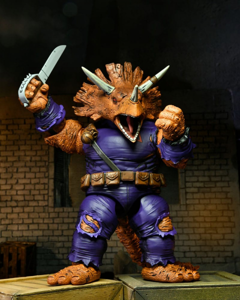 Triceraton Zog (Mirage Comics) Action Figure Deluxe, Teenage Mutant Ninja Turtles, 20 cm