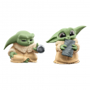 Grogu (Force Focus & Beskar Bite) Mini Figures Bounty Collection Series 5, Star Wars: The Mandalorian, 6 cm