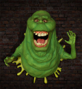 Slimer Wandskulptur
